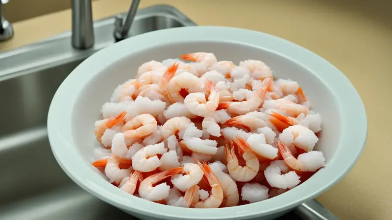 Thaw Shrimp - photo from the RecipePi guide