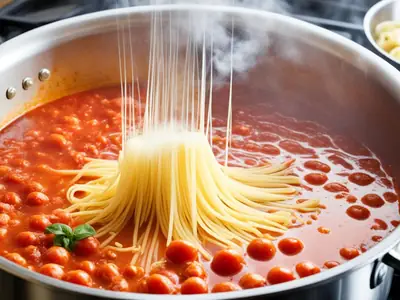Thicken Pasta Sauce - photo from the RecipePi guide