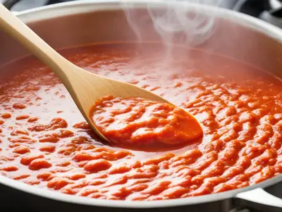 Thicken Tomato Sauce - photo from the RecipePi guide