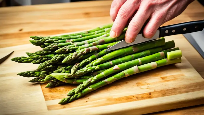 Trim Asparagus - photo from the RecipePi guide
