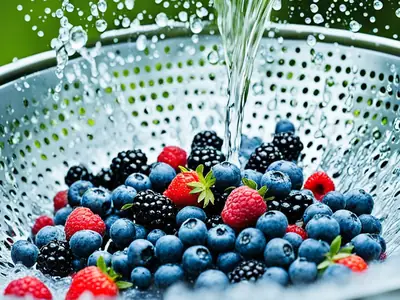 Wash Berries - photo from the RecipePi guide