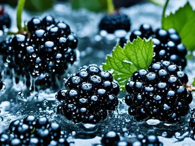 Wash Blackberries - photo from the RecipePi guide