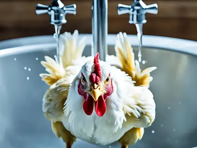 Wash Chicken - photo from the RecipePi guide